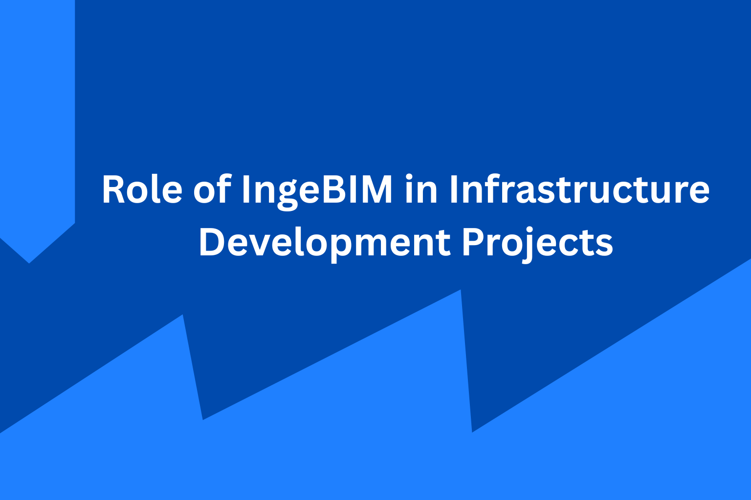 Role of IngeBIM in Infrastructure Development Projects